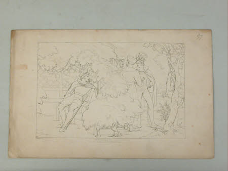 Scene from Much Ado About Nothing by William Shakespeare