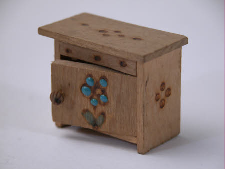 Doll's house bedside cabinet