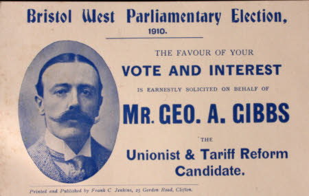 Election campaign leaflet