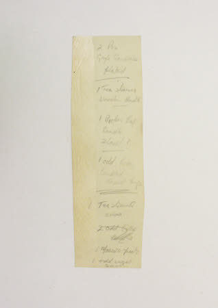 Inventory list