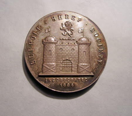 The Suffolk Sheep Society silver medal