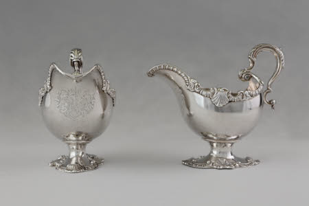 Two sauce boats