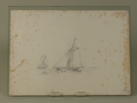 Seascape with Sailing Boat