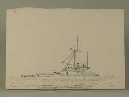 H.M.S. Thunderer. 2nd Class battleship'