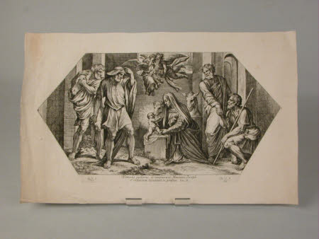 The  Adoration of the Shepherds (after Raphael)