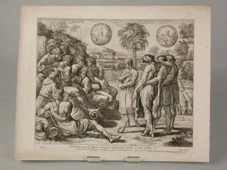 Joseph tells his Brothers about his Dream (after Raphael)