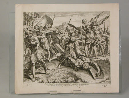 David and Goliath (after Raphael)