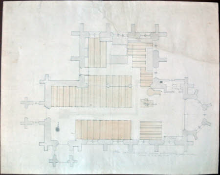 Plan for the remodelling of the church at Wimpole, Cambridgeshire