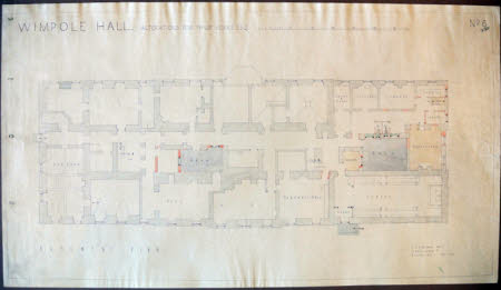 Proposal for the alteration of the basement floor of Wimpole Hall, Cambridgeshire