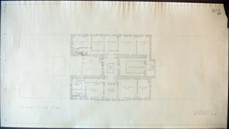 Proposal for the alteration of the second floor of Wimpole Hall, Cambridgeshire
