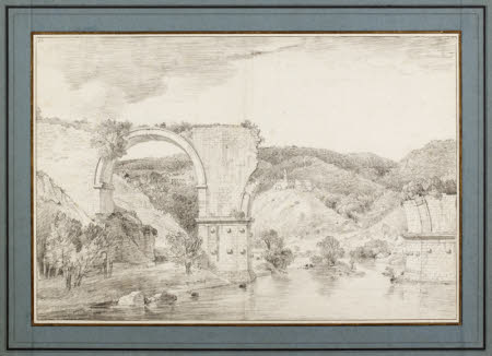 The Bridge (Ponte d'Augusto) at Narni, from the Bottom of the Valley