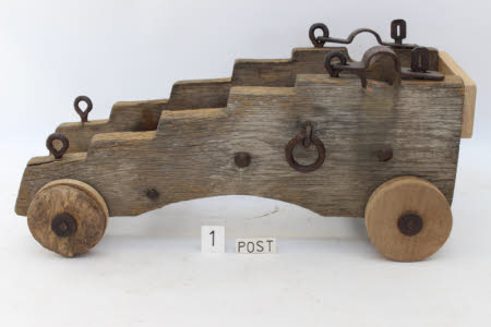 Kingston Lacey, 1255275.1.2, gun undercarriage, after treatment, 2015 © National Trust / Tankerdale Ltd.