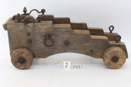Kingston Lacey, 1255275.2.2, gun undercarriage, after treatment, 2015   © National Trust / Tankerdale Ltd. 
