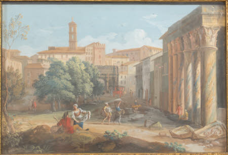 The Forum looking towards the Capitol, Rome