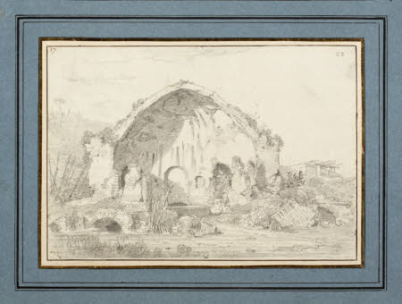 View from outside the Temple of Diana at Baia