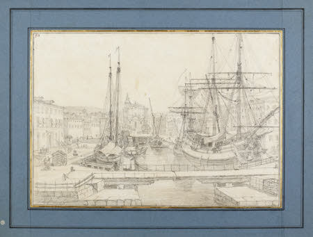 The Grand Canal at Trieste with Ships