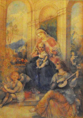 Adoration of Madonna and Child