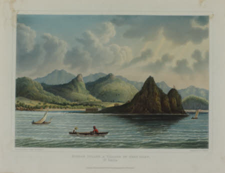 Islands of the West Indies - View of Pigeon Island, St. Lucia (after Lieutenant Caddy)