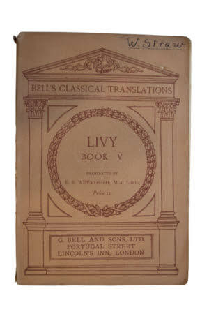 Livy's history of Rome. . Book V. Translated by E.S. Weymouth.