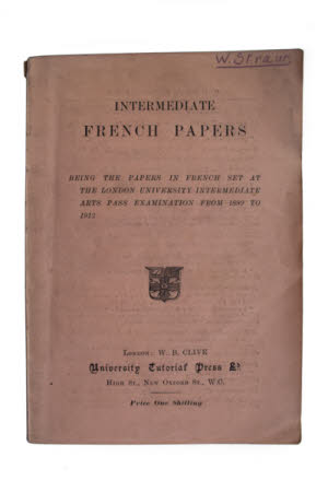Intermediate French papers.