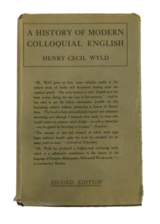 A history of modern colloquial English 