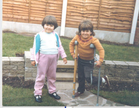 Sudbury Museum of Childhood.

Lucy wearing her splint aged 3 in 1983. © National Trust / Helen Subden