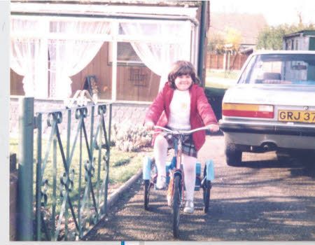 Sudbury Museum of Childhood.

Lucy fully recovered and riding her tricycle in 1985 age 5 years. © National Trust / Helen Subden