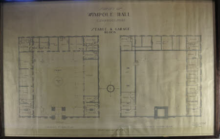 Survey Plans of the Stable Block at Wimpole Hall, Cambridgeshire