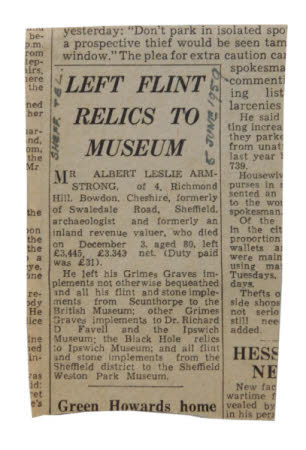 Newspaper cutting