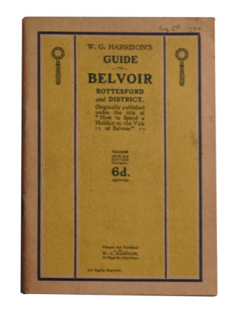 W. G. Harrison’s Guide to Belvoir, Bottesford and District.
