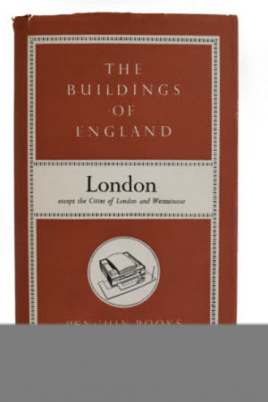 London . except the cities of London and Westminster By Nikolaus Pevsner.