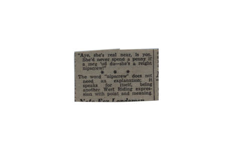 Newspaper cutting