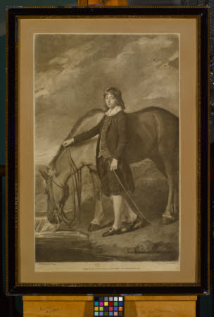 John Wharton Tempest (1772–1793) with a Horse (after George Romney) 