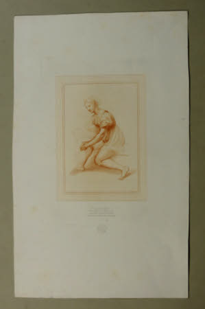 A crouching woman (after Raphael)