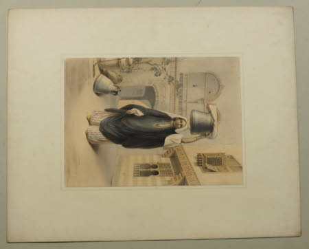 A young Arab Girl returning from the Hamman in Cairo (after Achille Constant Theodore Emile Prisse ...