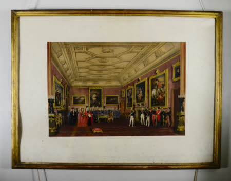 King Louis-Philippe, King of France (1773 - 1850 receiving the address of the Aldermen and ...