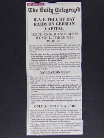 R.A.F. tell of day raids on German capital