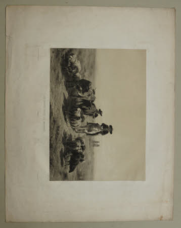 En route pour le marche (after Rosa Bonheur)