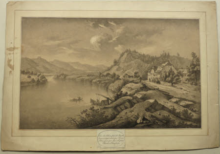 Vue du Rhin pres de Basle (after F. Shaz)