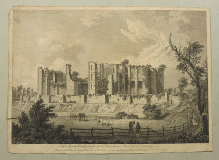Kenilworth Castle from the South (after Thomas Smith of Derby)