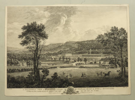 A South-West View of Chatsworth, Derbyshire (after Thomas Smith of Derby)