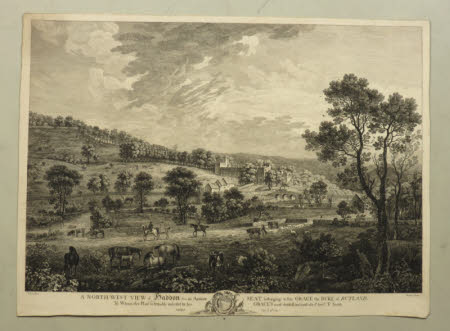 North-West View of Haddon, Derbyshire (after Thomas Smith of Derby)