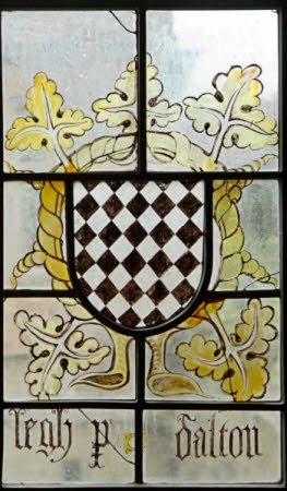 Stained glass panel