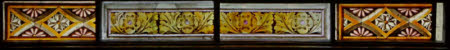 Stained glass panel