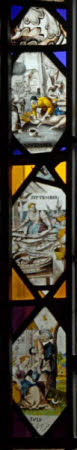 Stained glass panel