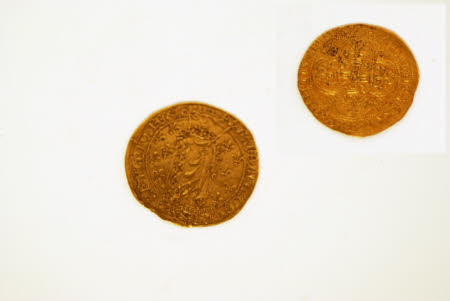 A gold coin, a Royal D'Or of Charles VII of France (1403 - 1461)