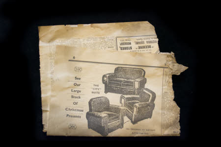 Newspaper piece