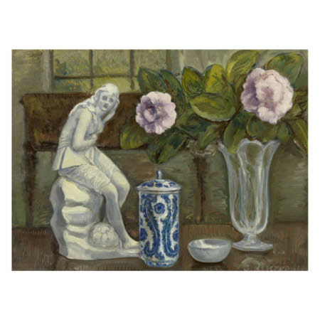Bric-a-Brac and Magnolias, Trelissick, Cornwall