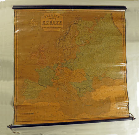 Philips' New Map of Europe/Constructed from the most recent authorities/showing the lines of ...