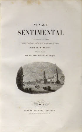 Voyage sentimental . traduction nouvelle précédée d'un essai sur la vie et les ouvrages de ...
